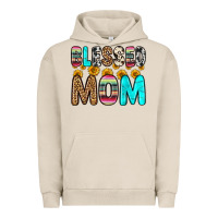 Pigment French Oak blessed mom Urban Hoodie - Zillion Design Studio