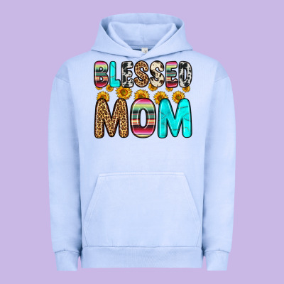 Blessed Mom Urban Hoodie Designed By Zillion Design Studio