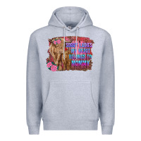 Heather Grey sorry ladies my heart belongs to mommy highland cow and calf Premium Hoodie - RanaPortraitStore