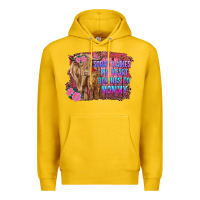 Lemon sorry ladies my heart belongs to mommy highland cow and calf Premium Hoodie - RanaPortraitStore