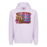 Lilac sorry ladies my heart belongs to mommy highland cow and calf Premium Hoodie - RanaPortraitStore