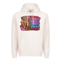 Pale Pink sorry ladies my heart belongs to mommy highland cow and calf Premium Hoodie - RanaPortraitStore
