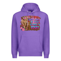 Purple sorry ladies my heart belongs to mommy highland cow and calf Premium Hoodie - RanaPortraitStore