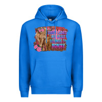 True Royal sorry ladies my heart belongs to mommy highland cow and calf Premium Hoodie - RanaPortraitStore