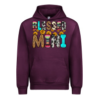 Mauve Wine blessed mini Urban Hoodie - Zillion Design Studio