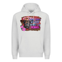 Dove Grey sorry ladies my heart belongs to mommy highland calf Premium Hoodie - RanaPortraitStore