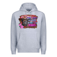 Heather Grey sorry ladies my heart belongs to mommy highland calf Premium Hoodie - RanaPortraitStore
