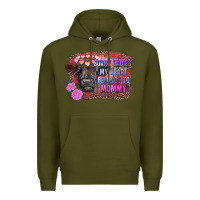 Army Green sorry ladies my heart belongs to mommy highland calf Premium Hoodie - RanaPortraitStore