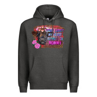 Charcoal Heather sorry ladies my heart belongs to mommy highland calf Premium Hoodie - RanaPortraitStore