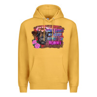 Mustard sorry ladies my heart belongs to mommy highland calf Premium Hoodie - RanaPortraitStore