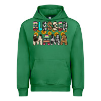 Emerald blessed mama Urban Hoodie - Zillion Design Studio