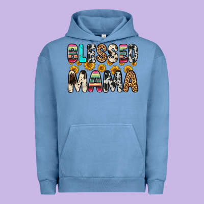 Blessed Mama Urban Hoodie Designed By Zillion Design Studio