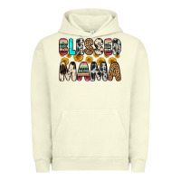 Pigment Pistachio blessed mama Urban Hoodie - Zillion Design Studio