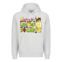 Dove Grey when life gives you lemons add sugar tbw Premium Hoodie - texasbilliewilder
