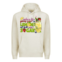 Oatmeal Heather when life gives you lemons add sugar tbw Premium Hoodie - texasbilliewilder