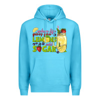 Ocean Blue when life gives you lemons add sugar tbw Premium Hoodie - texasbilliewilder