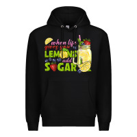 Black when life gives you lemons add sugar tbw Premium Hoodie - texasbilliewilder