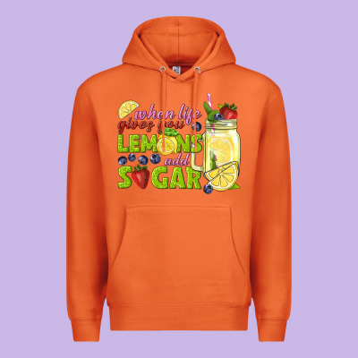 When Life Gives You Lemons Add Sugar Tbw Premium Hoodie Designed By Texasbilliewilder