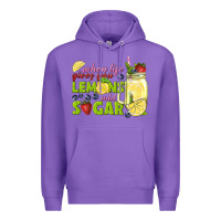 Purple when life gives you lemons add sugar tbw Premium Hoodie - texasbilliewilder