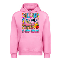 Fuchsia Pink rolling into third grade Urban Hoodie - texasbilliewilder