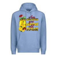 Colony Blue when life gives you lemons add sugar Premium Hoodie - texasbilliewilder