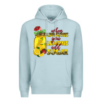 Blue Mist when life gives you lemons add sugar Premium Hoodie - texasbilliewilder