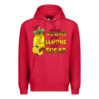Cardinal when life gives you lemons add sugar Premium Hoodie - texasbilliewilder