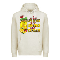 Oatmeal Heather when life gives you lemons add sugar Premium Hoodie - texasbilliewilder