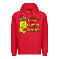 Red when life gives you lemons add sugar Premium Hoodie - texasbilliewilder