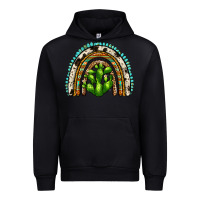 Foreset Green western cactus rainbow Urban Hoodie - Zillion Design Studio
