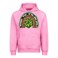 Fuchsia Pink western cactus rainbow Urban Hoodie - Zillion Design Studio