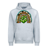 Heather Grey western cactus rainbow Urban Hoodie - Zillion Design Studio