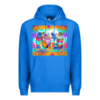 True Royal stitch summer coffee cups Premium Hoodie - Zillion Design Studio