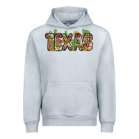 Heather Grey texas Urban Hoodie - Zillion Design Studio