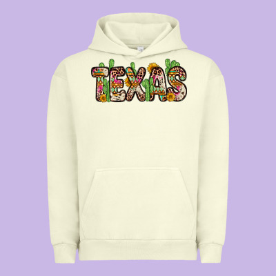 Texas Urban Hoodie Designed By Zillion Design Studio