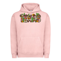 Pigment Salmon texas Urban Hoodie - Zillion Design Studio