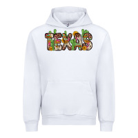 White texas Urban Hoodie - Zillion Design Studio