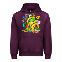 Mauve Wine school bag Urban Hoodie - texasbilliewilder
