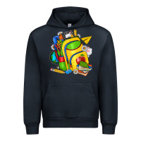 Navy school bag Urban Hoodie - texasbilliewilder