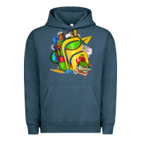 Pigment Midnight Navy school bag Urban Hoodie - texasbilliewilder