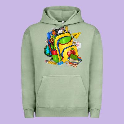 School Bag Urban Hoodie Designed By Texasbilliewilder