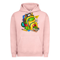 Pigment Salmon school bag Urban Hoodie - texasbilliewilder