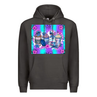 Stitch Coffee Cups Premium Hoodie | Teevron