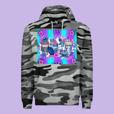 Stitch Coffee Cups Premium Hoodie Designed By Zillion Design Studio