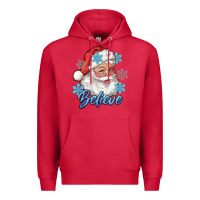 Cardinal santa blue believe Premium Hoodie - RanaPortraitStore