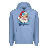 Colony Blue santa blue believe Premium Hoodie - RanaPortraitStore