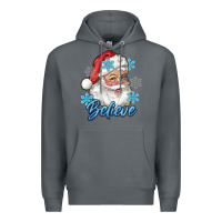 Rock santa blue believe Premium Hoodie - RanaPortraitStore