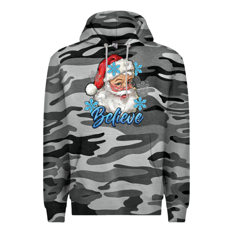 Santa Blue Believe Premium Hoodie by RanaPortraitStore | Teevron