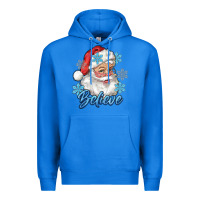 True Royal santa blue believe Premium Hoodie - RanaPortraitStore