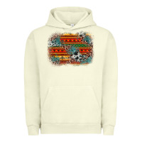 Pigment Pistachio leopard aztec background Urban Hoodie - Zillion Design Studio